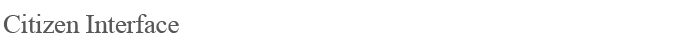 Citizen Interface