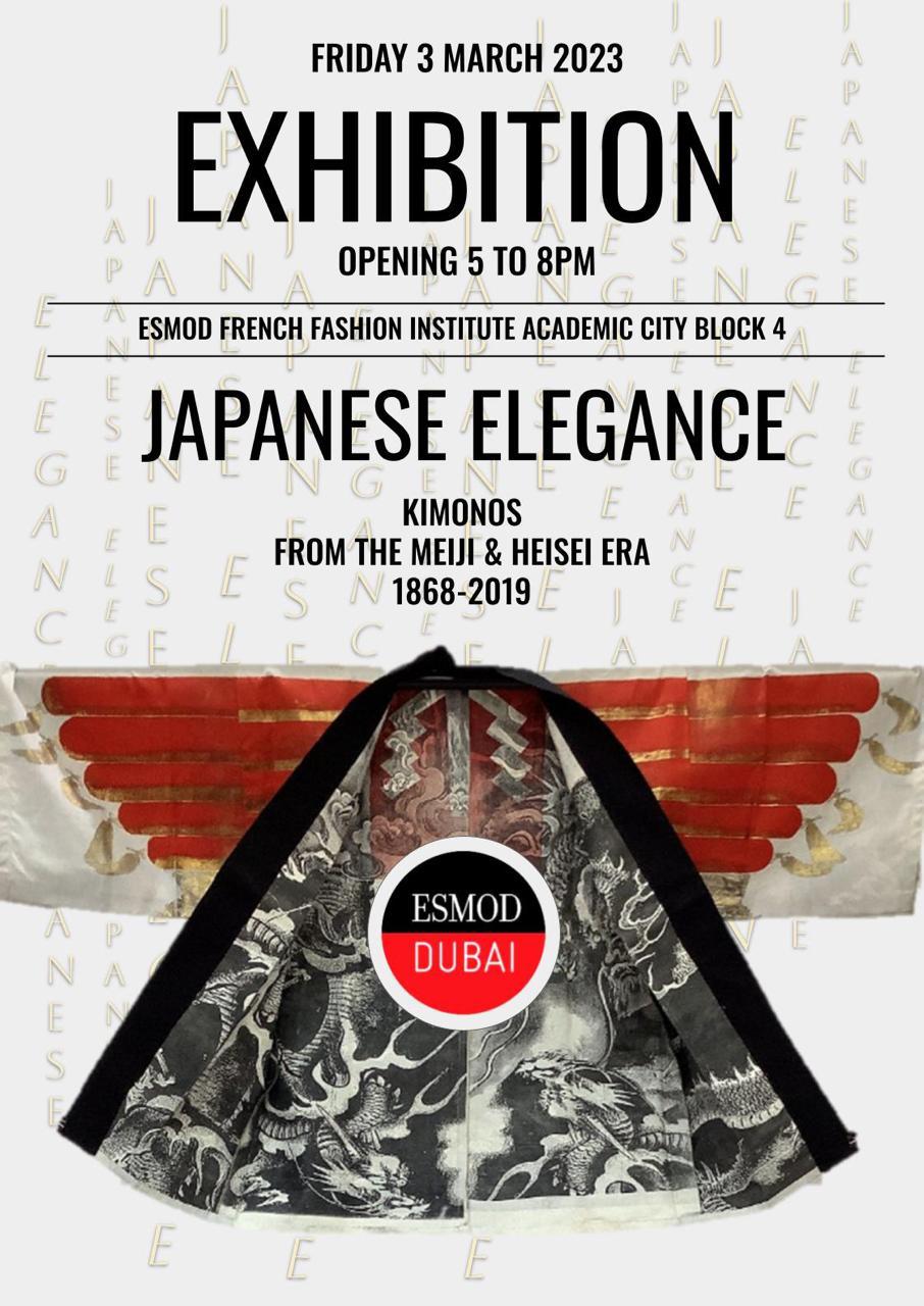 أناقة يابانية – كيمونو من عصر ميجي وهايسي (1868-2019)