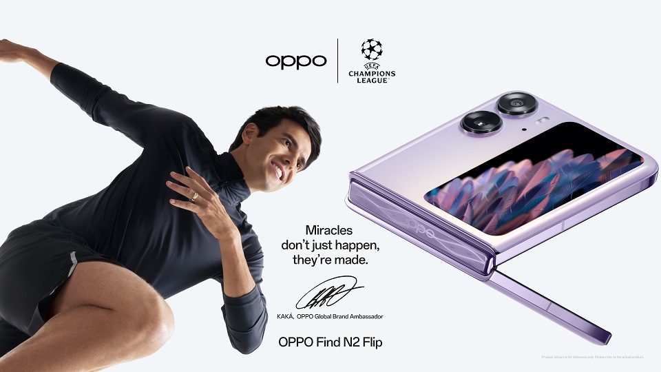 OPPO تعلن عن Kaká كسفير عالمي للعلامة التجارية لشراكتها UEFA Champions League 2023